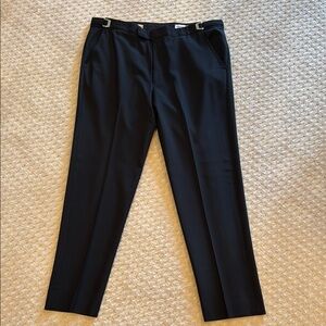 Men's Black Adjustable Dress Pants